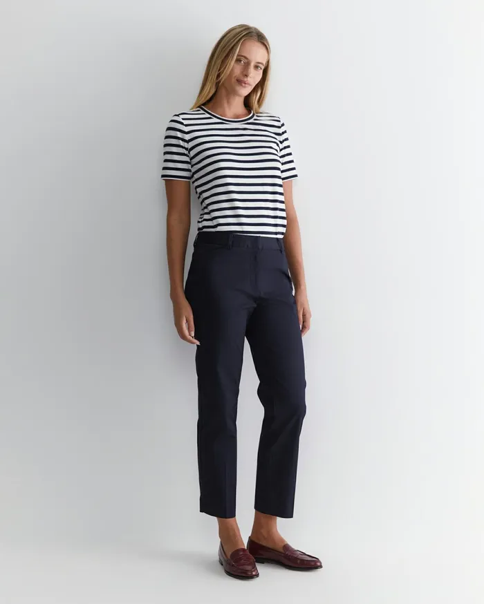 Sportscraft Evie Straight Capri Pant Classic Navy Women Pants