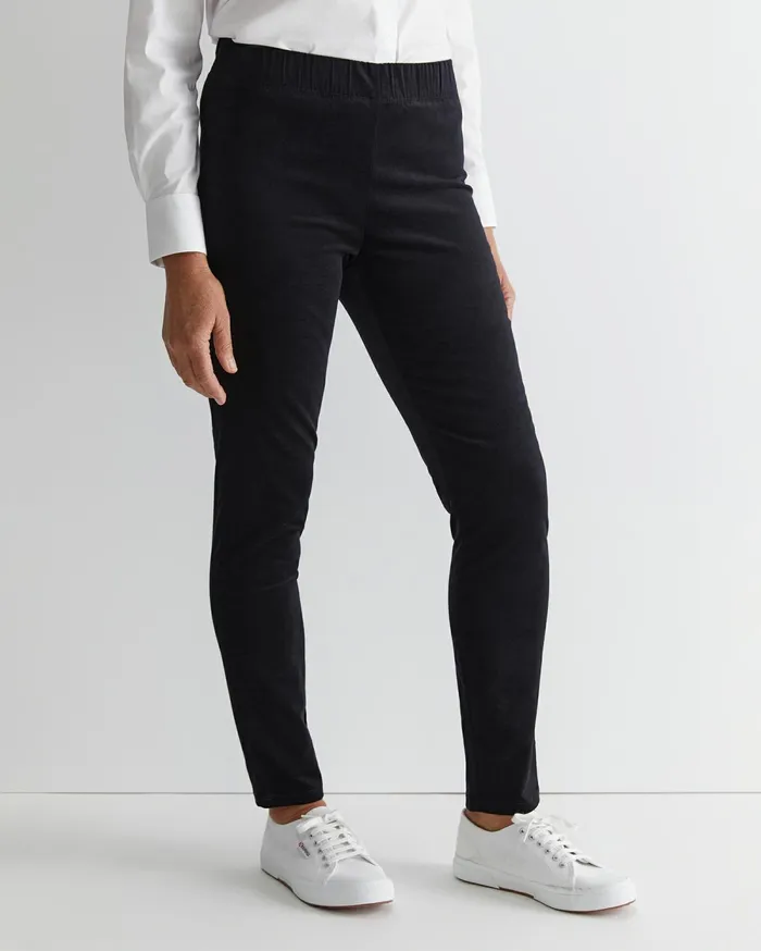 Sportscraft Felicity Velvet Pull On Pant Black Women Pants