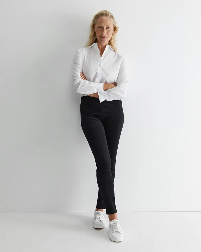 Sportscraft Felicity Velvet Pull On Pant Black Women Pants