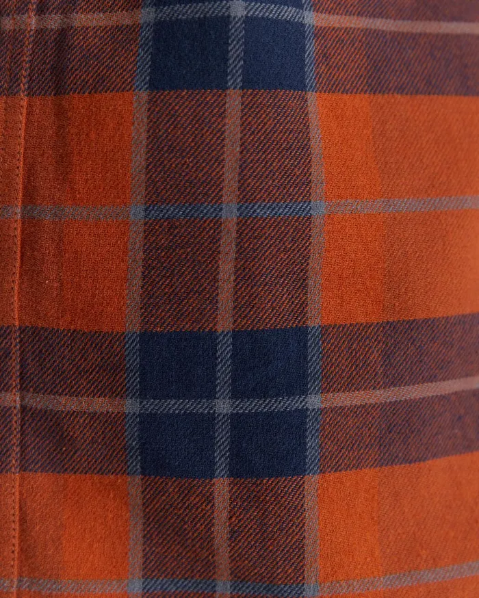 Sportscraft Hindsmarsh Check Shirt Orange Men Shirts