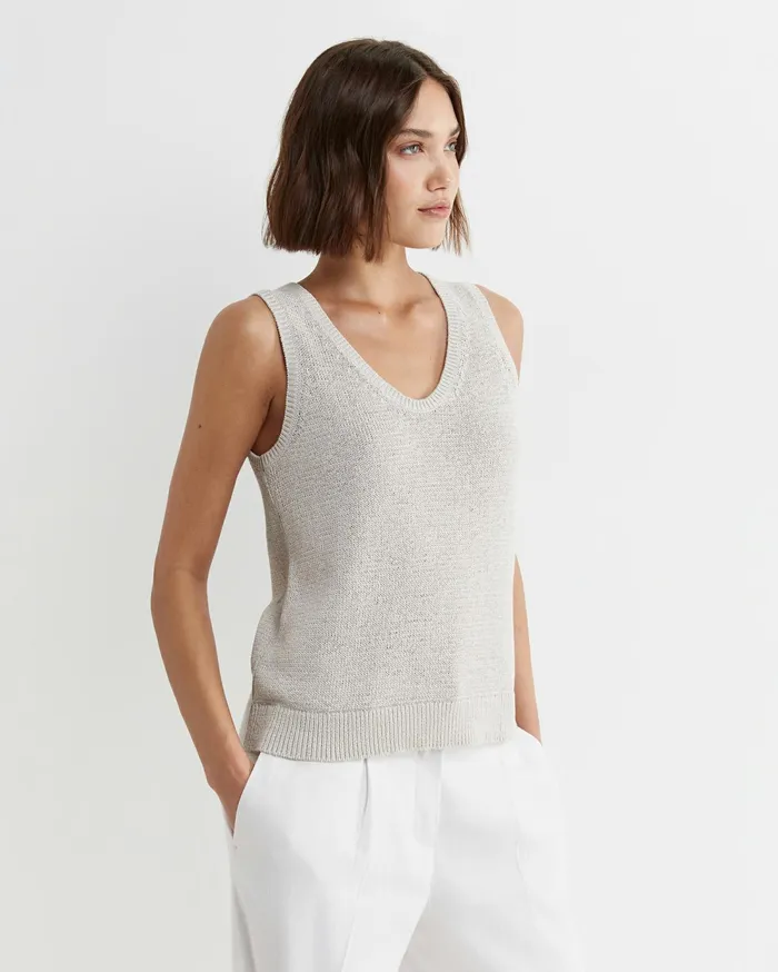 Sportscraft Josie Tape Yarn Singlet String Women Knits and Cardigans