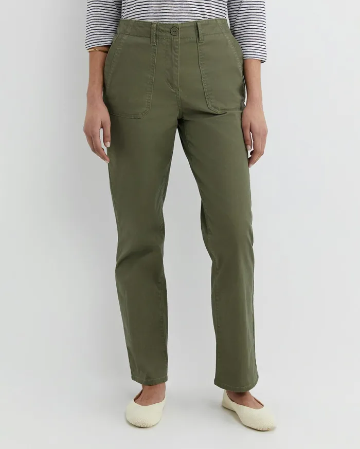 Sportscraft Laura Pocket Pant Khaki Women Pants