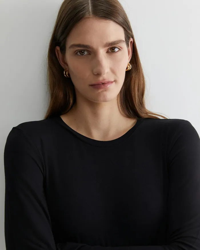 Sportscraft Magic Long Sleeve Tee Black Women Tops and Tees