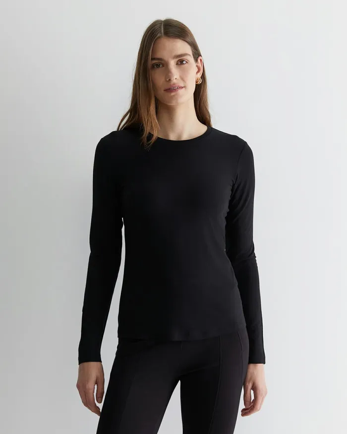 Sportscraft Magic Long Sleeve Tee Black Women Tops and Tees