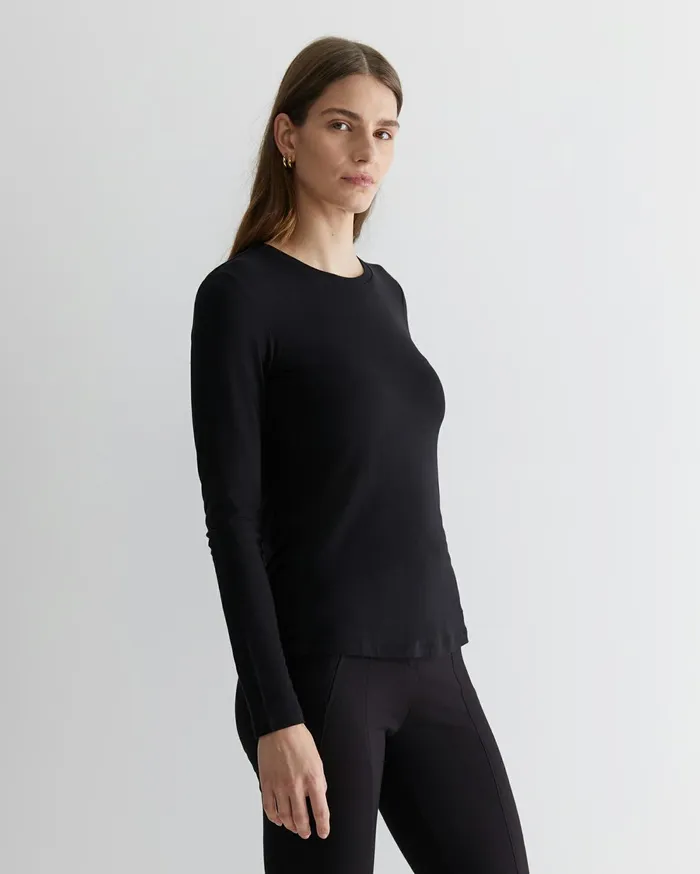 Sportscraft Magic Long Sleeve Tee Black Women Tops and Tees