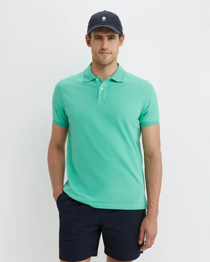 Sportscraft SC Pique Polo Spearmint Men TShirts and Polos