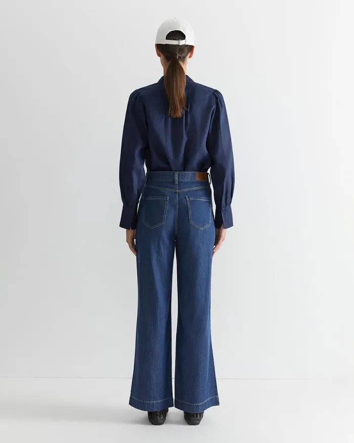 Sportscraft Tuva Denim Wide Leg Pant Denim Women Pants