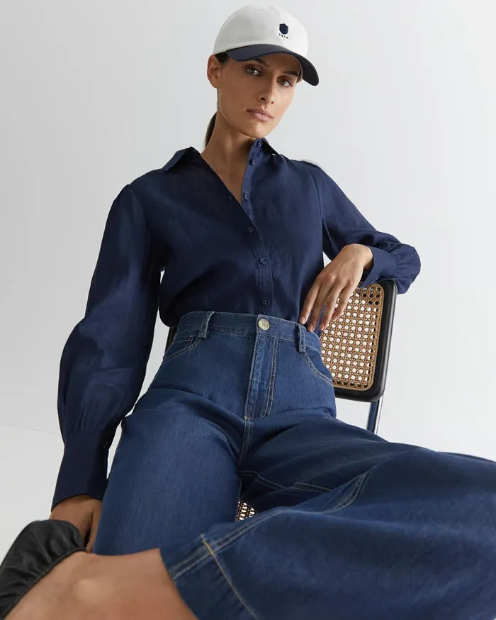 Sportscraft Tuva Denim Wide Leg Pant Denim Women Pants