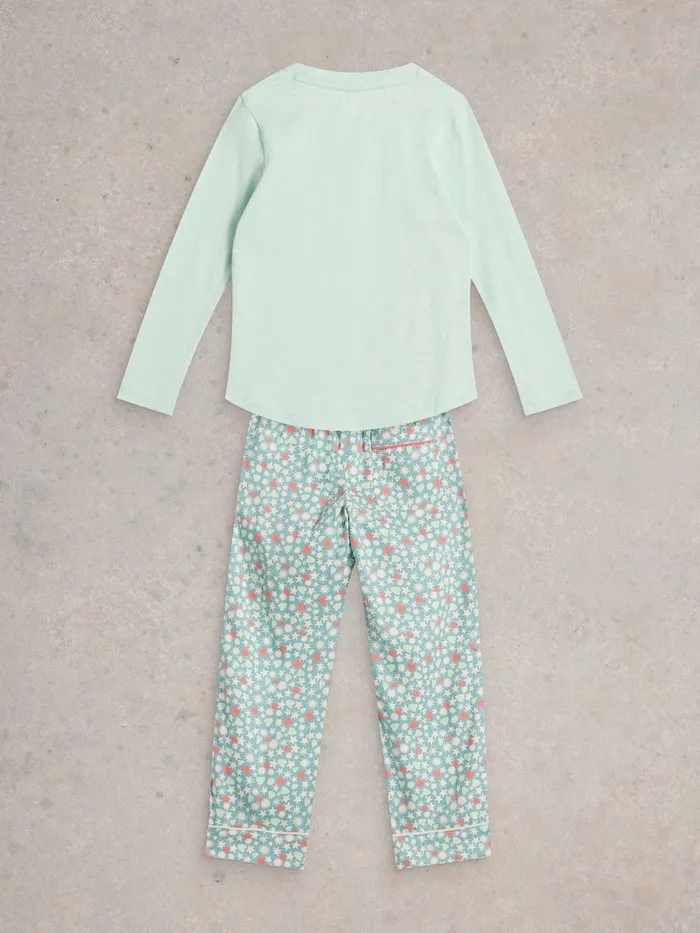 Spots PJ Set Blue Multi Kids White Stuff Pyjamas Spots PJ Set Blue Multi Kids White Stuff Pyjamas