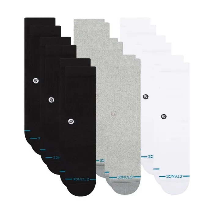 Stance 9 Pack Crew Socks Multi MenWomen Crew