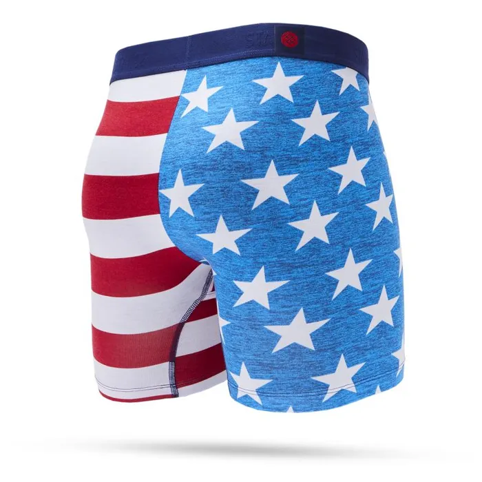 Stance Butter Blend Boxer Brief With Wholester The Fourth 8211 Blue Men Boxers and Briefs