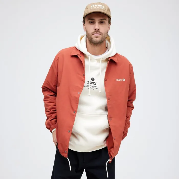 Stance Coaches Jacket Rust Men Jackets