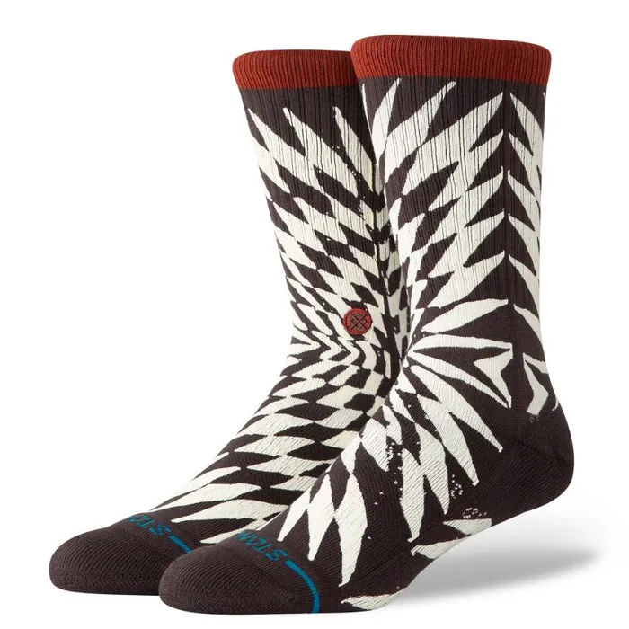Stance Cotton Crew Socks Frackle 8211 Darkbrown MenWomen Crew