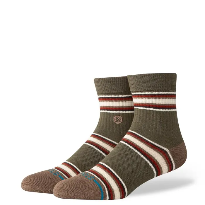 Stance Cotton Quarter Socks Hill Top 8211 Darkgreen MenWomen Quarter