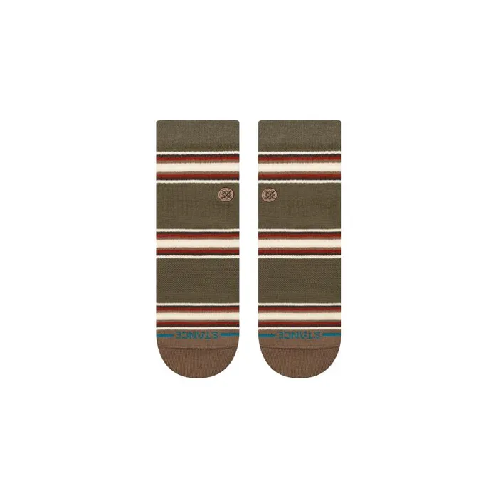 Stance Cotton Quarter Socks Hill Top 8211 Darkgreen MenWomen Quarter