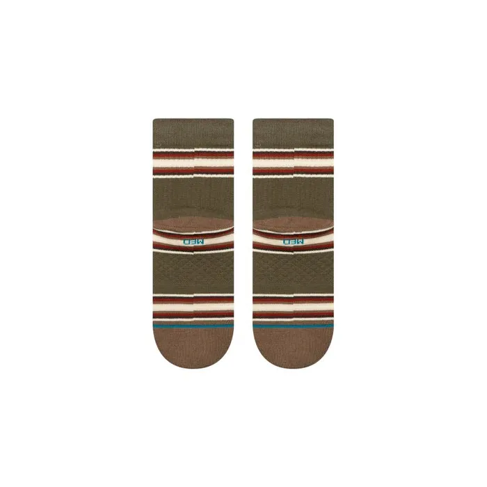 Stance Cotton Quarter Socks Hill Top 8211 Darkgreen MenWomen Quarter
