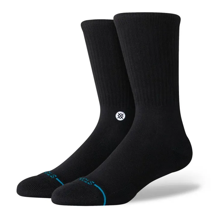 Stance Icon Crew Socks Blackwhite MenWomen Crew