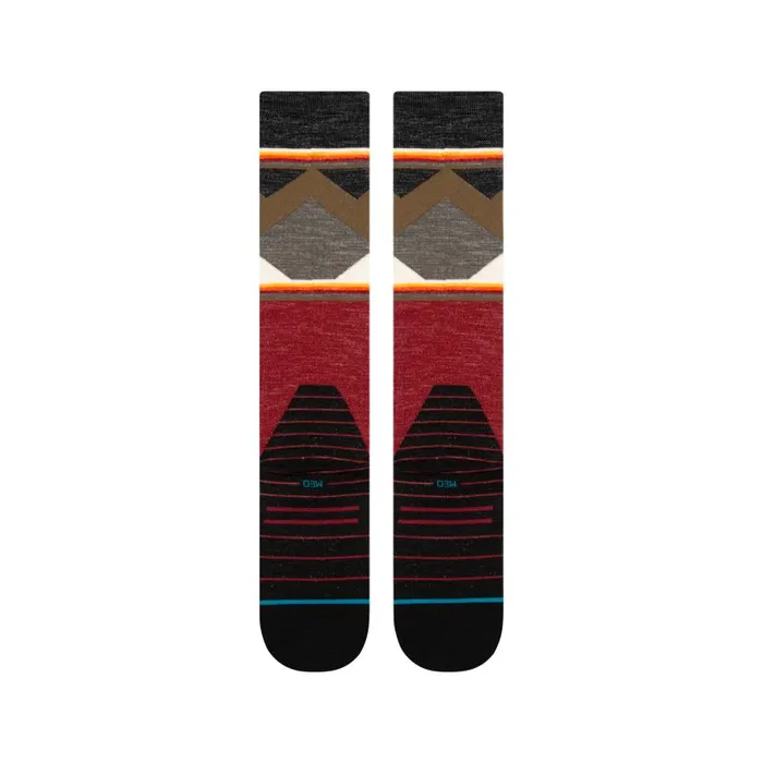 Stance Jimmy Chin X Stance Ultralightwool Snow Otc Socks Red WomenMen Over The Calf