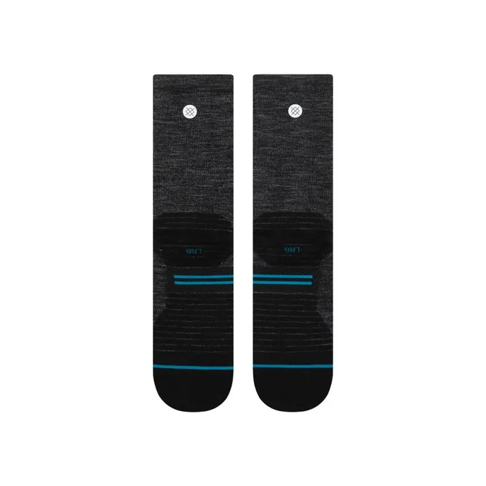 Stance Light Performance Wool Crew Socks Light Wool 8211 Black MenWomen Crew
