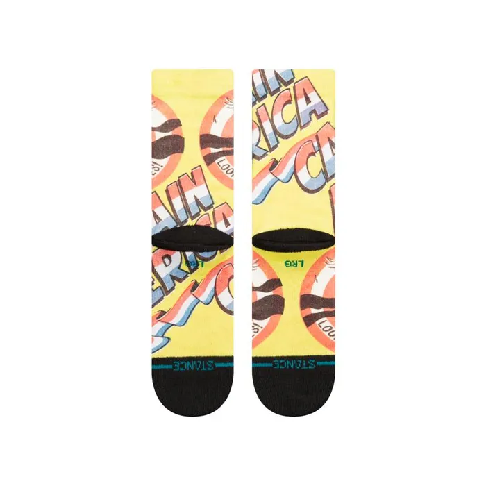 Stance Marvel X Stance Poly Crew Socks Yellow Kids Kids