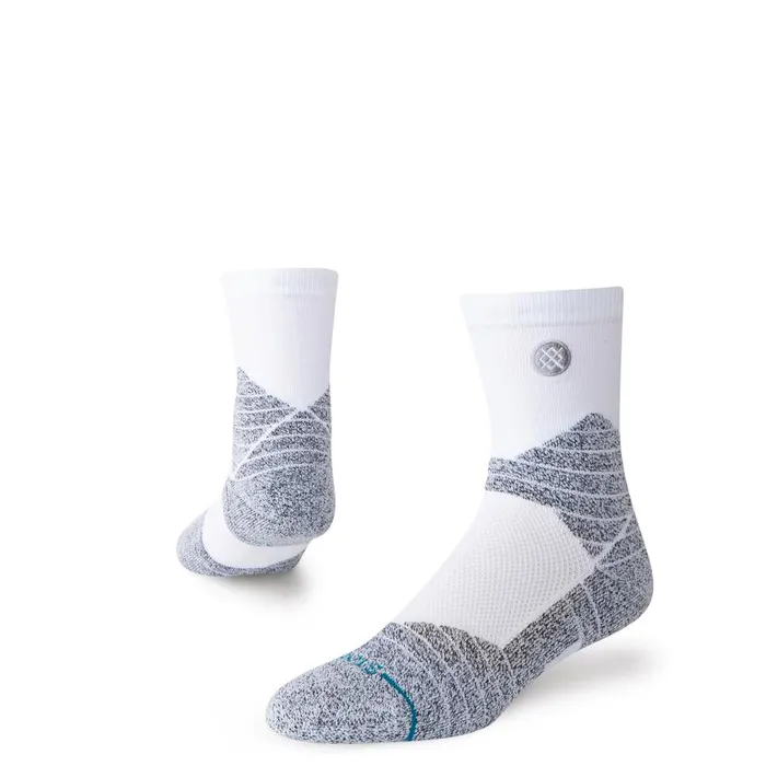 Stance Medium Performance Quarter Socks Icon Sport 8211 White MenWomen Quarter