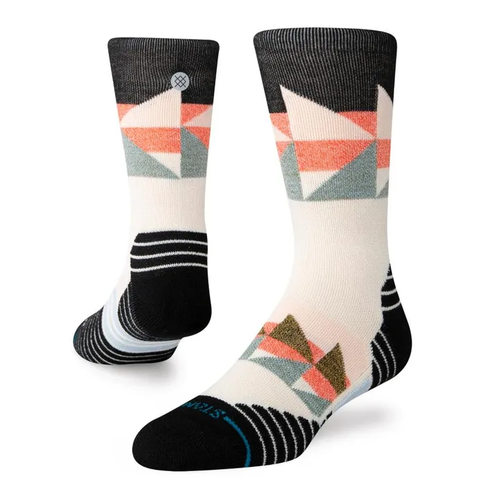 Stance Medium Performance Wool Crew Socks Mid Tri 8211 Black Women Crew