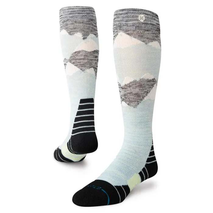 Stance Medium Performance Wool Snow Otc Socks Windy Peaks 8211 Green Men Over The Calf