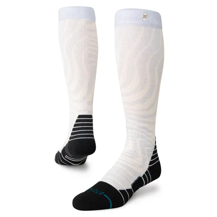 Stance Medium Poly Snow Otc Socks Directions 8211 Grey Men Over The Calf