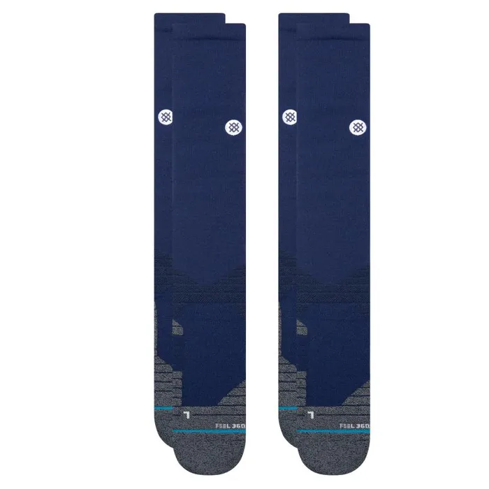 Stance Mlb Diamond Pro Otc Socks 2 Pack Navy Blue WomenMen Over The Calf