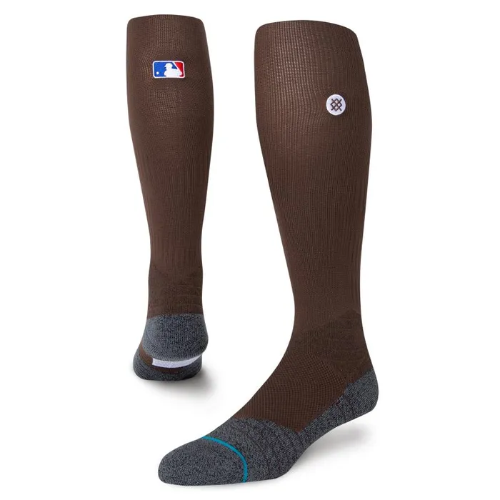Stance Mlb Diamond Pro Otc Socks Brown Men Over The Calf