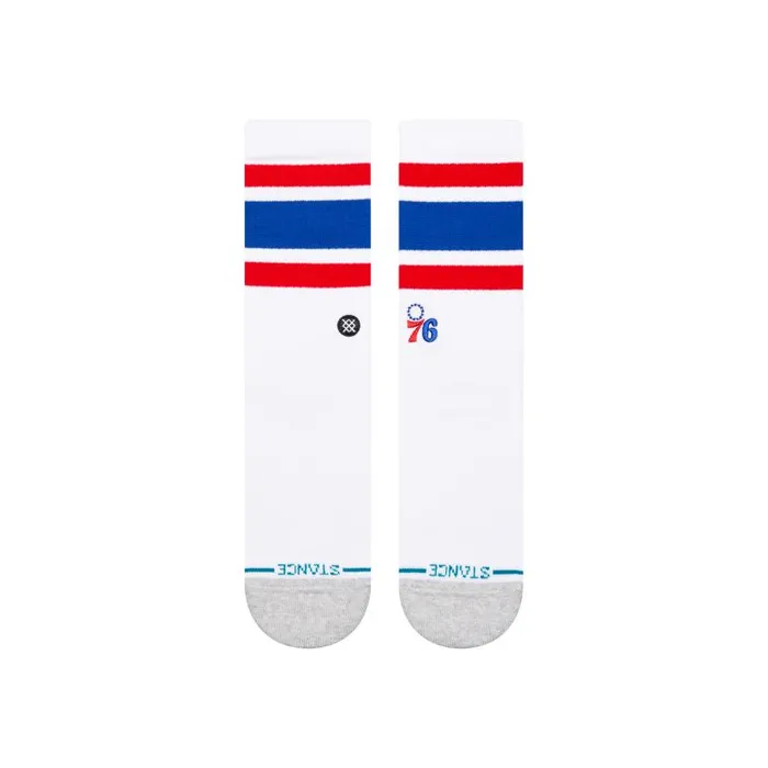 Stance Nba 2024 Tube Crew Socks Philadelphia 76ers MenWomen Crew