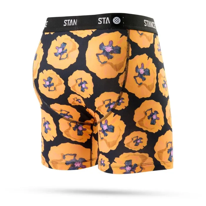 Stance Stance Poly Boxer Brief Poppyland 8211 Orange Men Boxers and Briefs