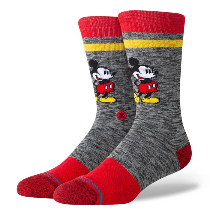 Stance Stance X Vintage Disney 2020 Crew Socks Mickey Mouse 8211 Black MenWomen Crew