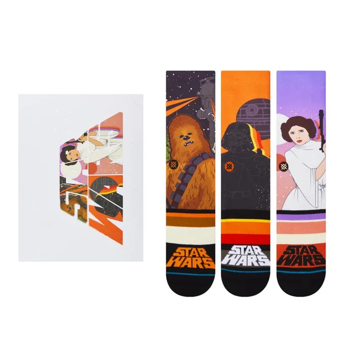 Stance Star Wars By JazStance Poly Crew Socks Box Set Multi MenWomen Crew