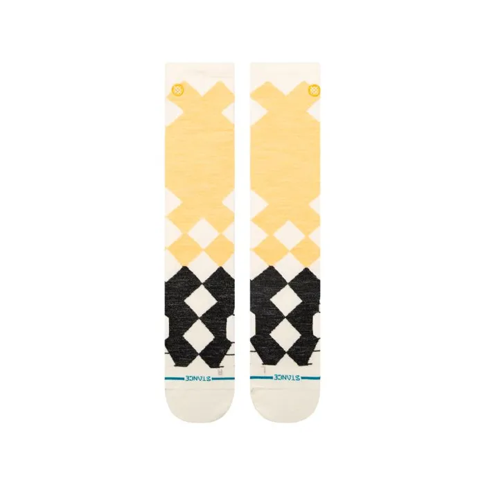 Stance Ultralight Performance Wool Snow Otc Socks Dymound 8211 Cream Men Over The Calf