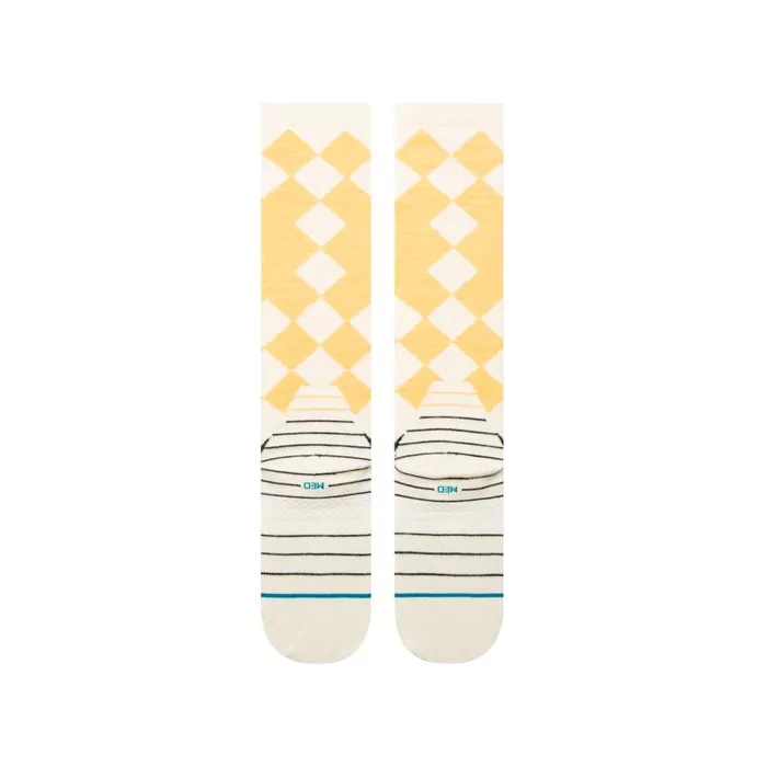 Stance Ultralight Performance Wool Snow Otc Socks Dymound 8211 Cream Men Over The Calf