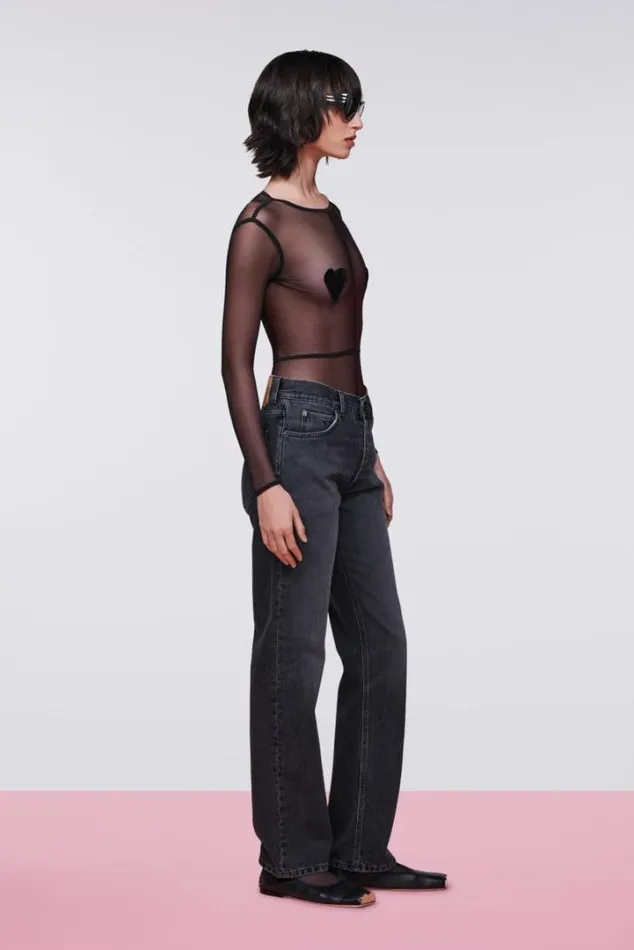 Straight Fit Jeans Black Black Women Fiorucci Straight Fit Jeans Black Black Women Fiorucci
