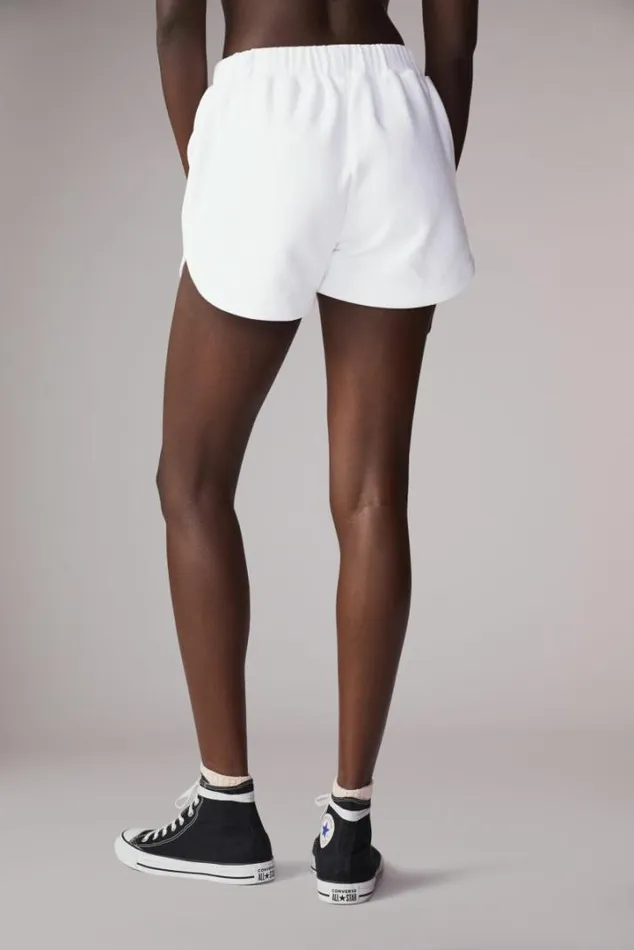 Strawberry Logo Shorts White White Women Fiorucci Strawberry Logo Shorts White White Women Fiorucci