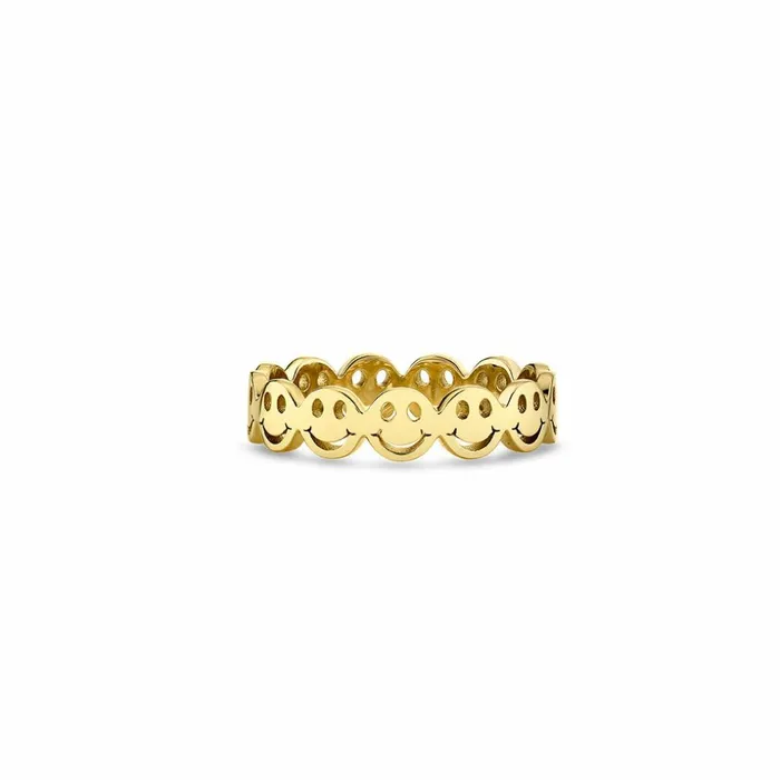 Sydney Evan Eternity Rings Pure Gold Happy Face Eternity Ring 8211 Women