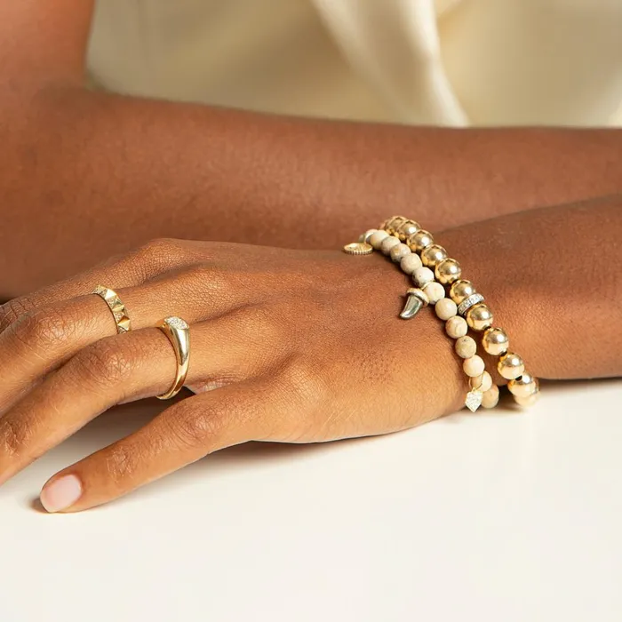 Sydney Evan MultiCharm Bracelets Gold and Diamond Spiritual MultiCharm On African Opal 8211 Women