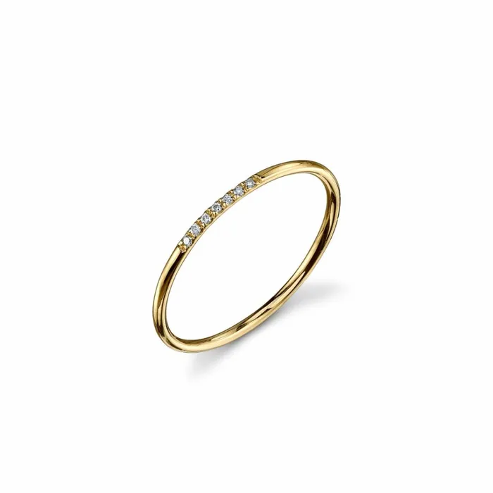 Sydney Evan Stacking Rings Gold and Diamond 7 Stone Ring 8211 Women