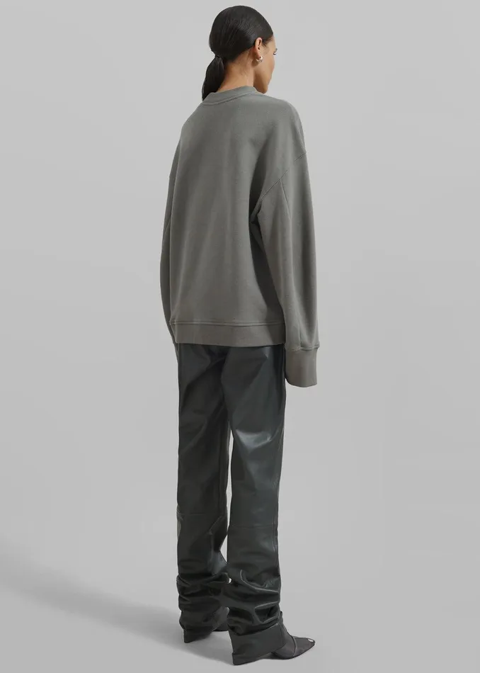 Talia Sweatshirt 8211 Light Khaki Women The Frankie Shop Clothing