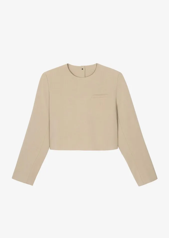 Tamsin Top 8211 Beige Women The Frankie Shop Clothing
