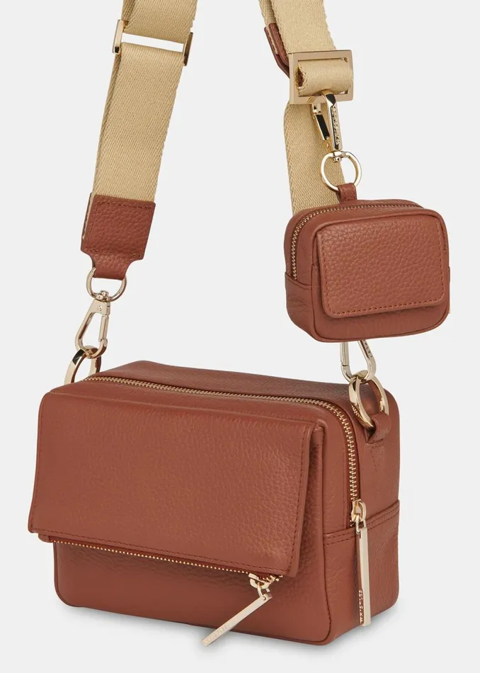 Tan Bibi Keyring Women Whistles Leather