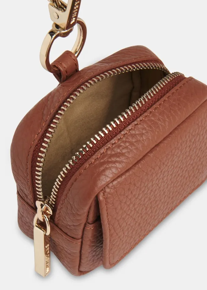 Tan Bibi Keyring Women Whistles Leather