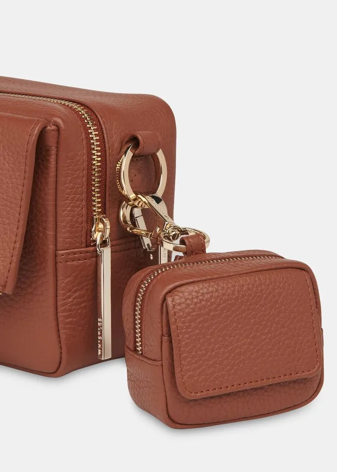 Tan Bibi Keyring Women Whistles Leather