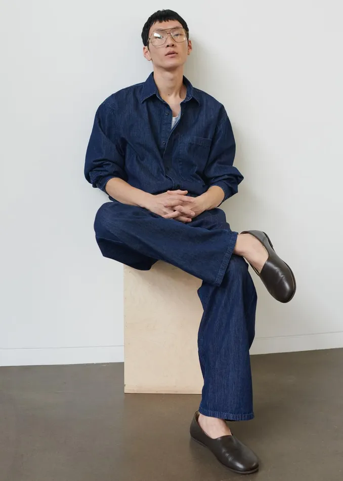 Tanner Denim Shirt 8211 Raw Wash Men The Frankie Shop Clothing