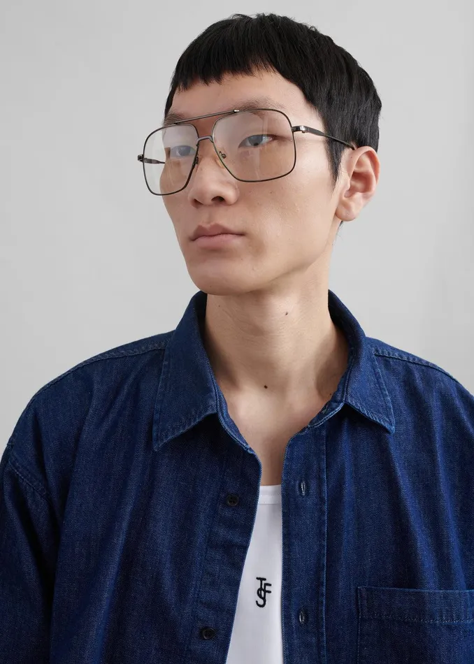 Tanner Denim Shirt 8211 Raw Wash Men The Frankie Shop Clothing