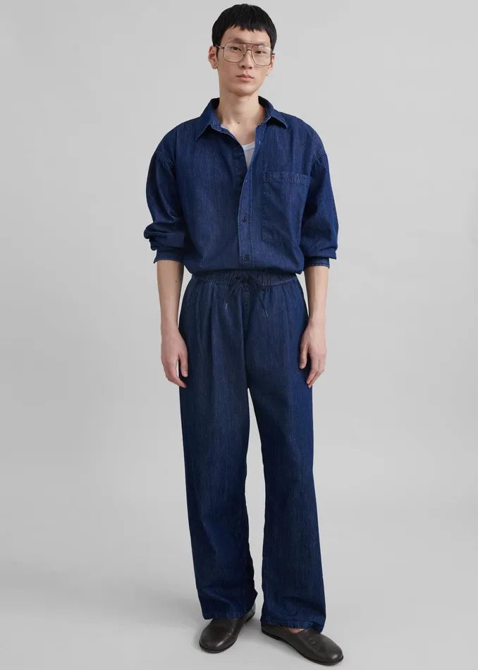 Tanner Denim Shirt 8211 Raw Wash Men The Frankie Shop Clothing