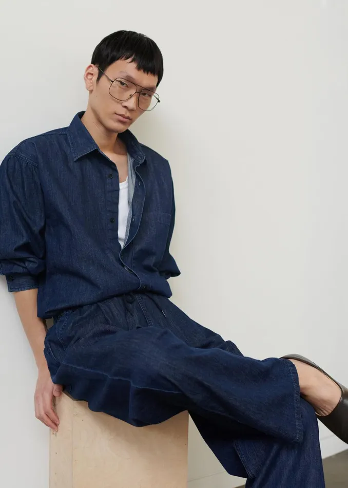 Tanner Denim Shirt 8211 Raw Wash Men The Frankie Shop Clothing